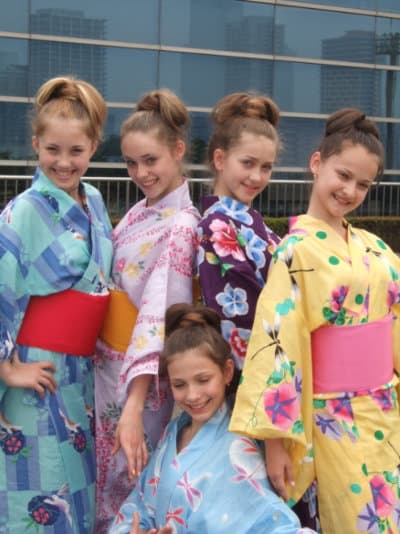 レッスンスタジオにて